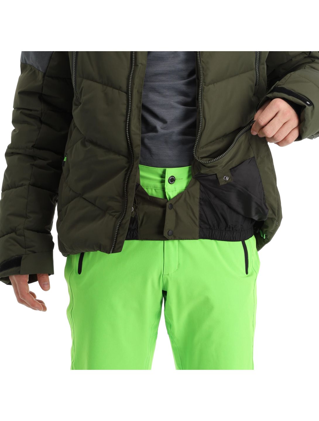 Icepeak, Eastham giacca sci uomo dark olive verde 