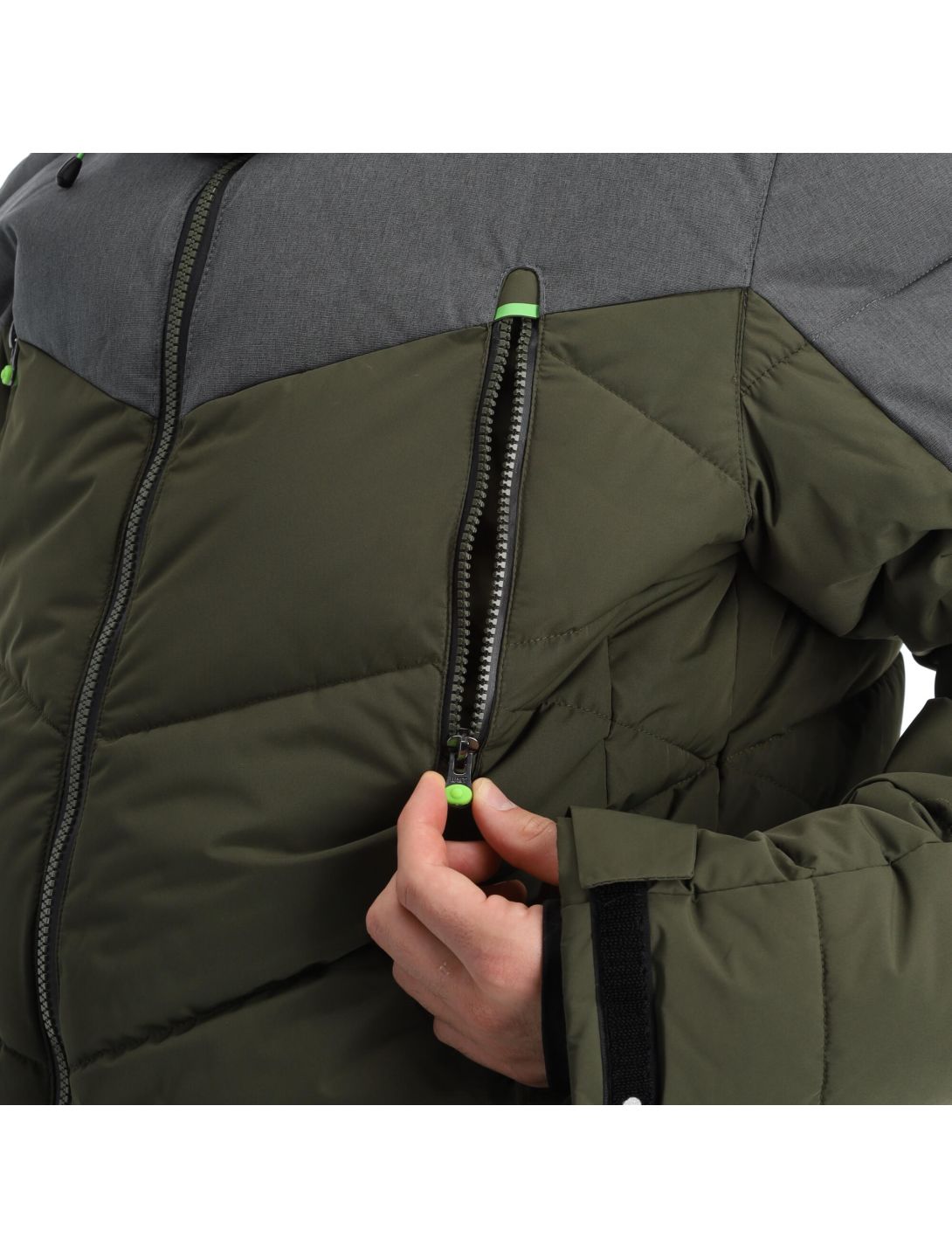 Icepeak, Eastham giacca sci uomo dark olive verde 