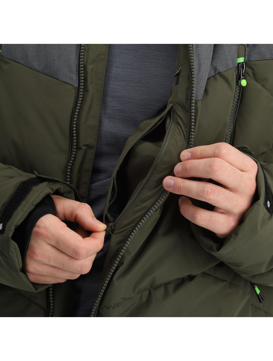 Icepeak, Eastham giacca sci uomo dark olive verde 