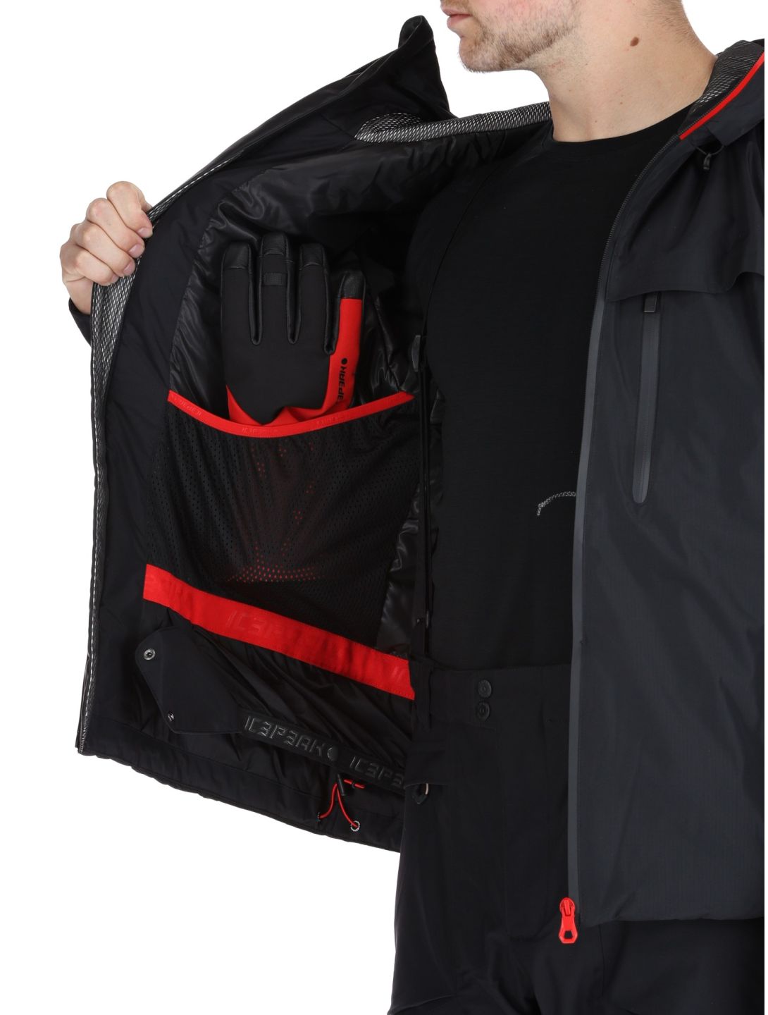 Icepeak, Easton giacca sci uomo Black nero 