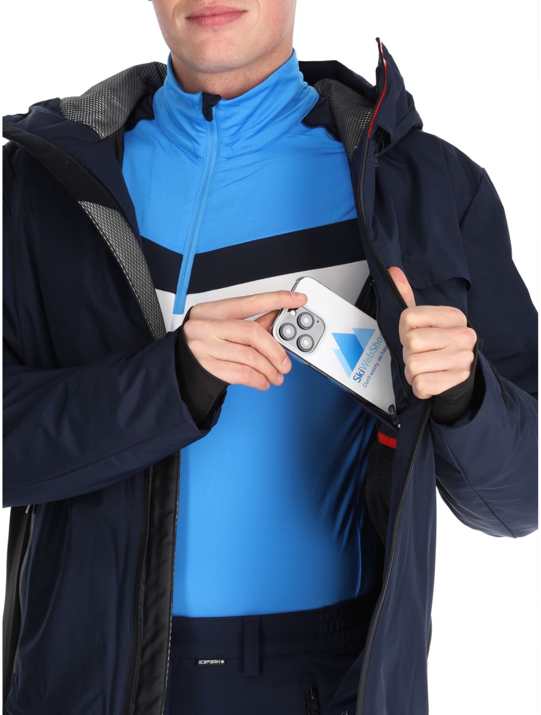 Icepeak, Easton giacca sci uomo Dark Blue blu 