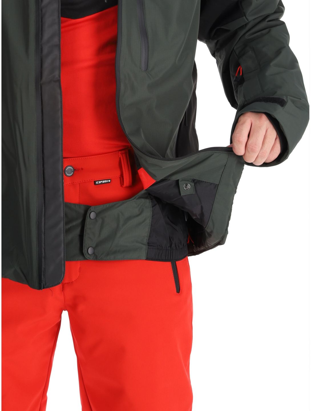 Icepeak, Easton giacca sci uomo Dark Olive verde 