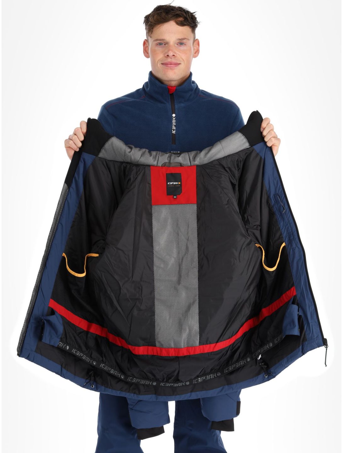 Icepeak, Edgerton giacca sci uomo Dark Blue blu, nero 