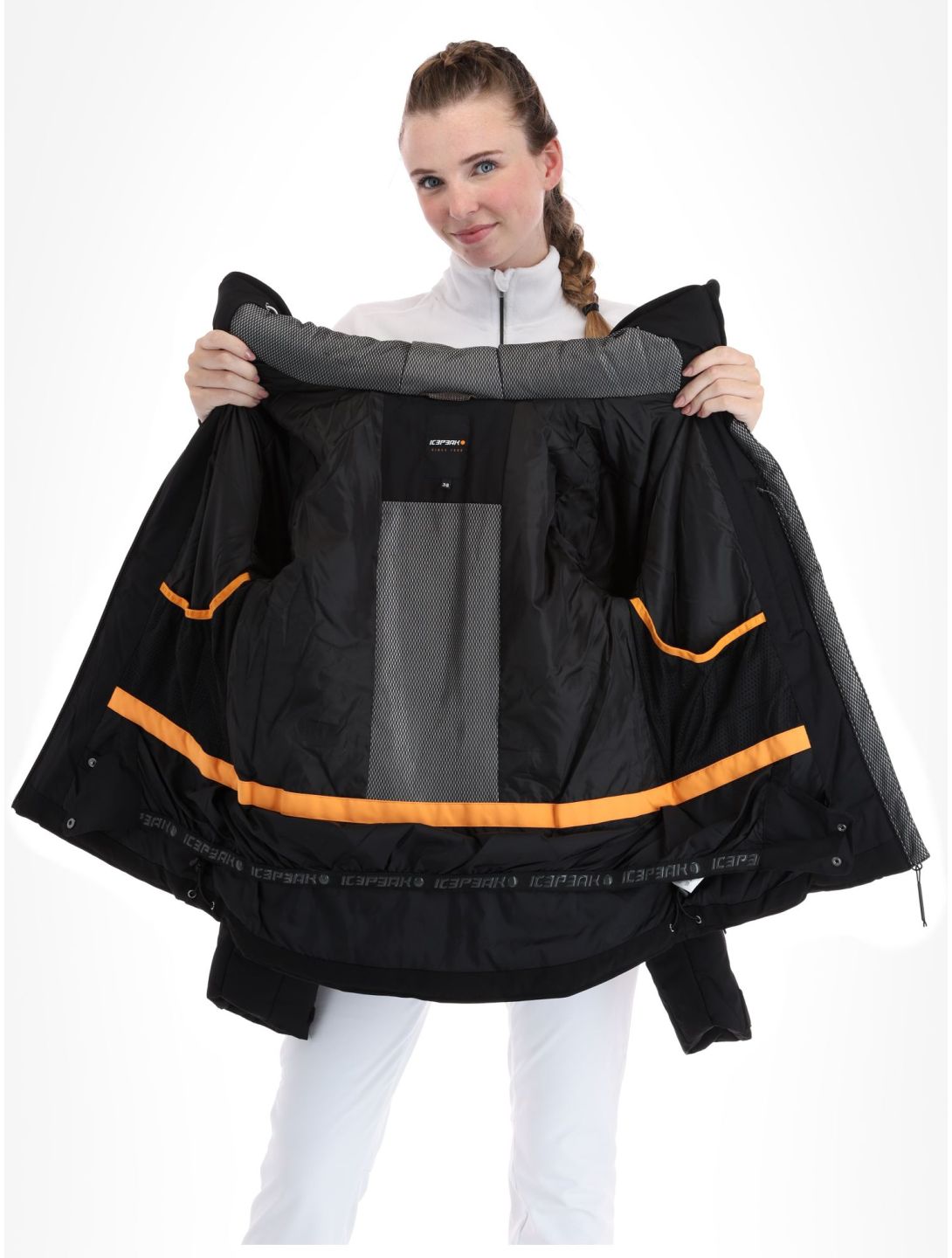 Icepeak, Electra giacca sci donna Black nero 