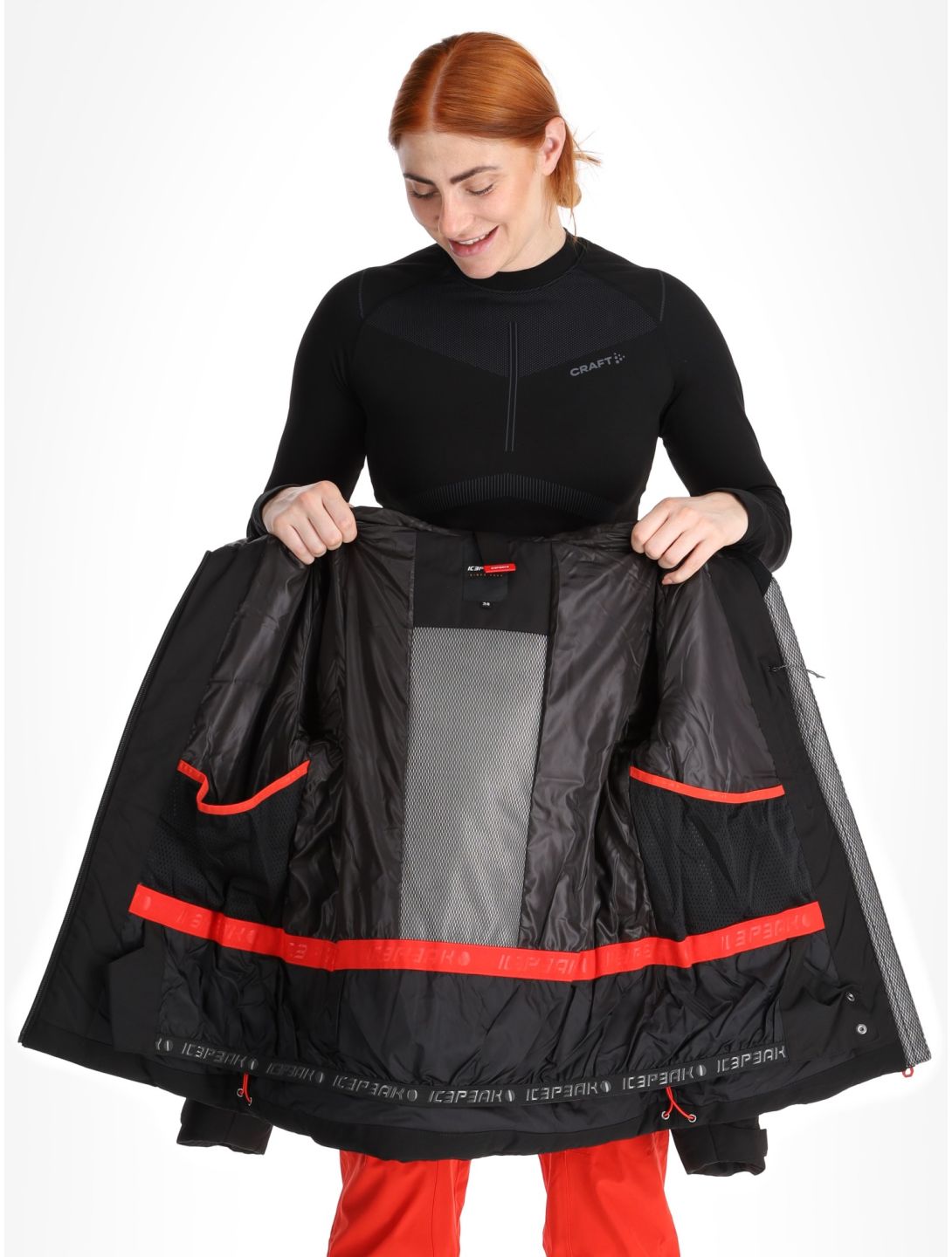 Icepeak, Electra giacca sci donna Black nero 