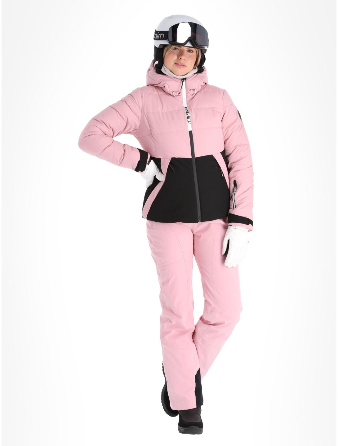 Icepeak, Electra giacca sci donna Lavender nero, rosa 