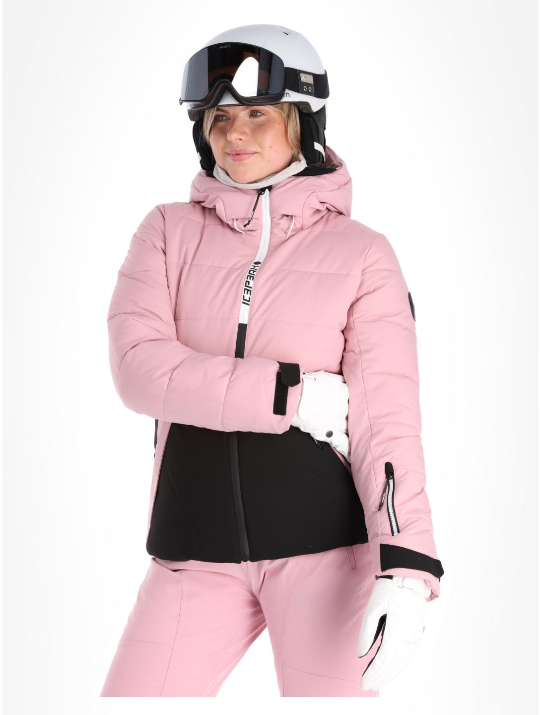 Icepeak, Electra giacca sci donna Lavender nero, rosa 