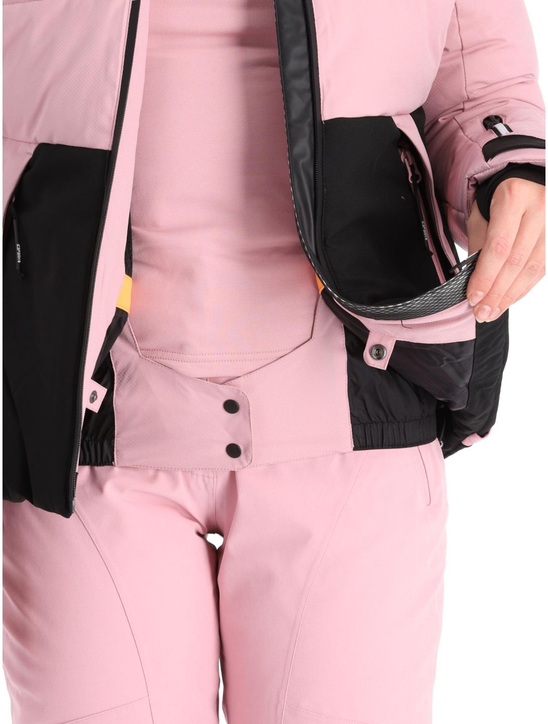 Icepeak, Electra giacca sci donna Lavender nero, rosa 