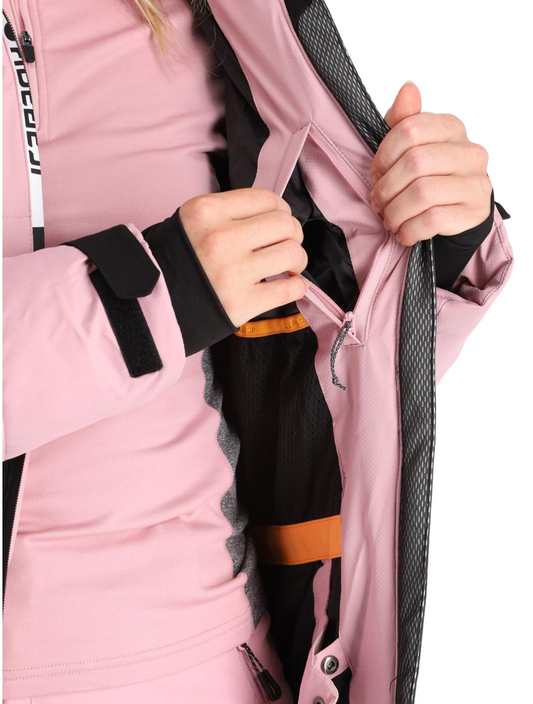 Icepeak, Electra giacca sci donna Lavender nero, rosa 