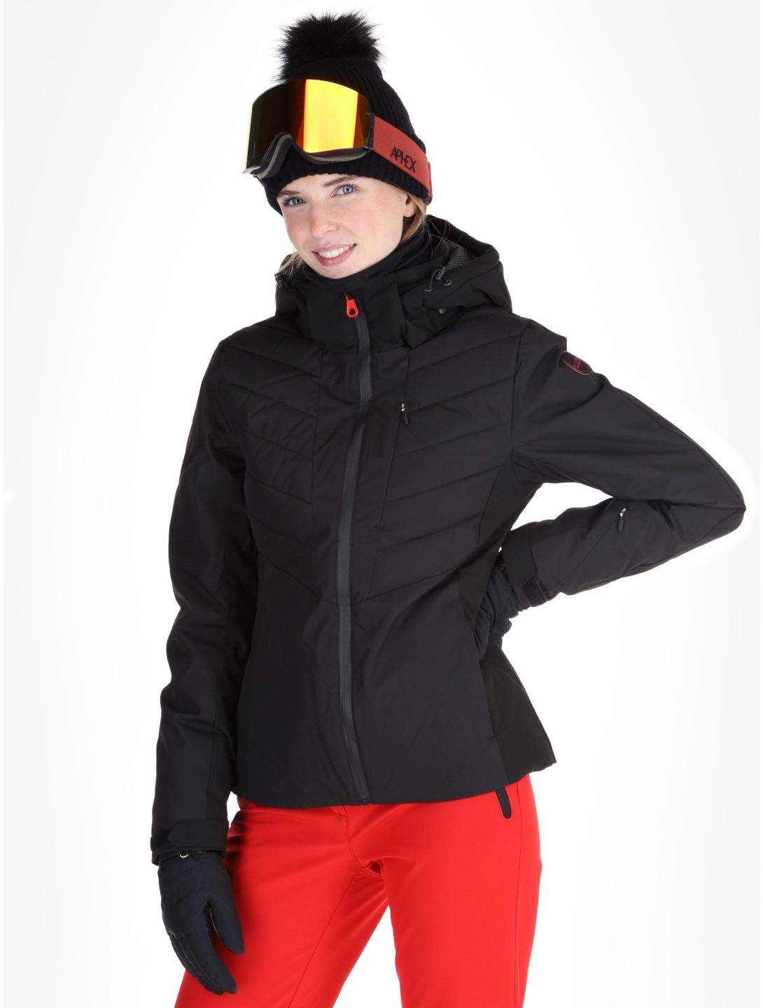 Icepeak, Eleele giacca sci donna Black nero 