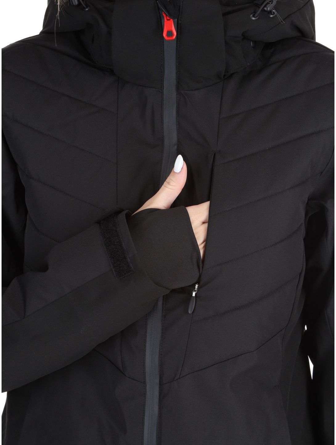 Icepeak, Eleele giacca sci donna Black nero 