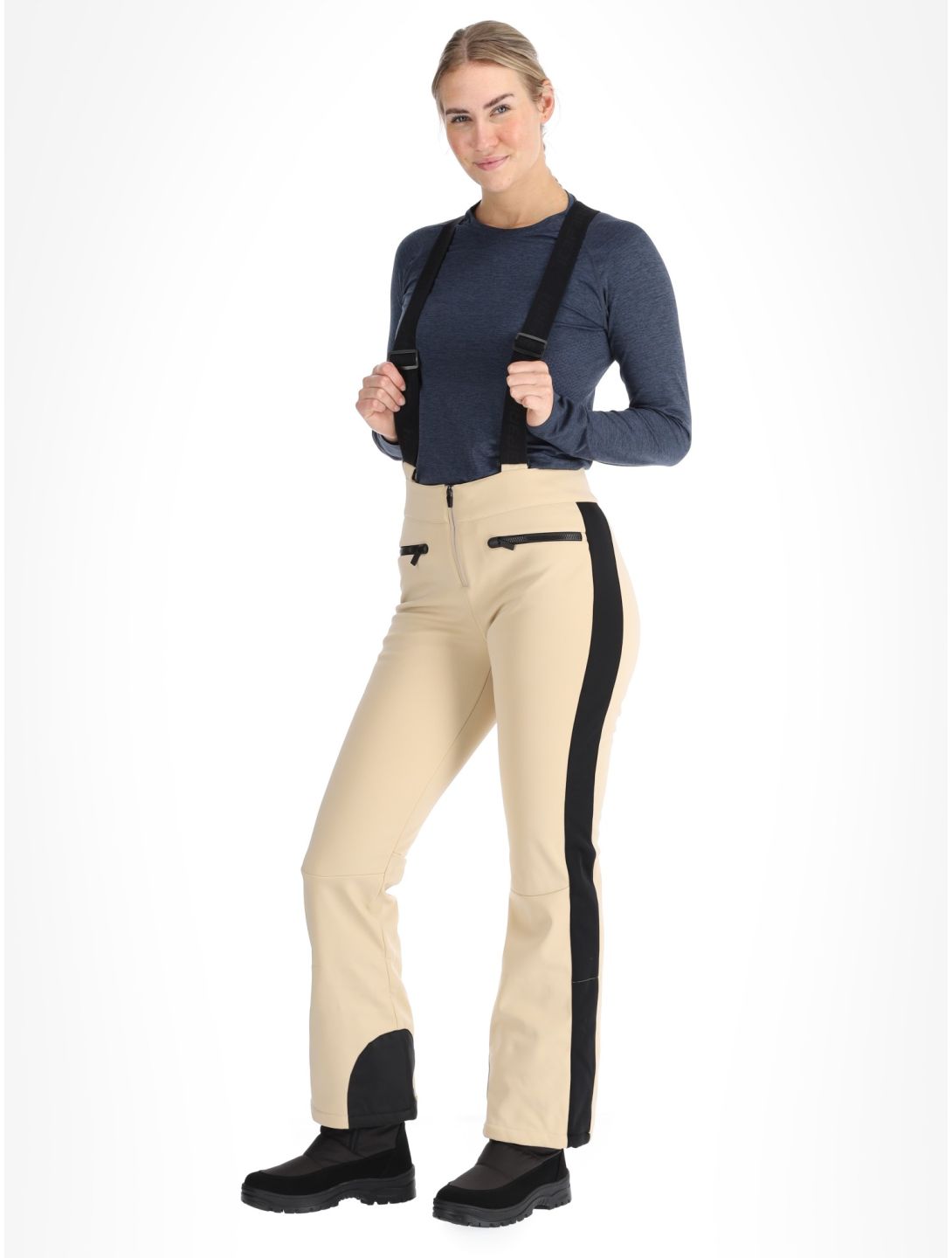 Icepeak, Ellsworth pantaloni da sci softshell donna Beige beige 