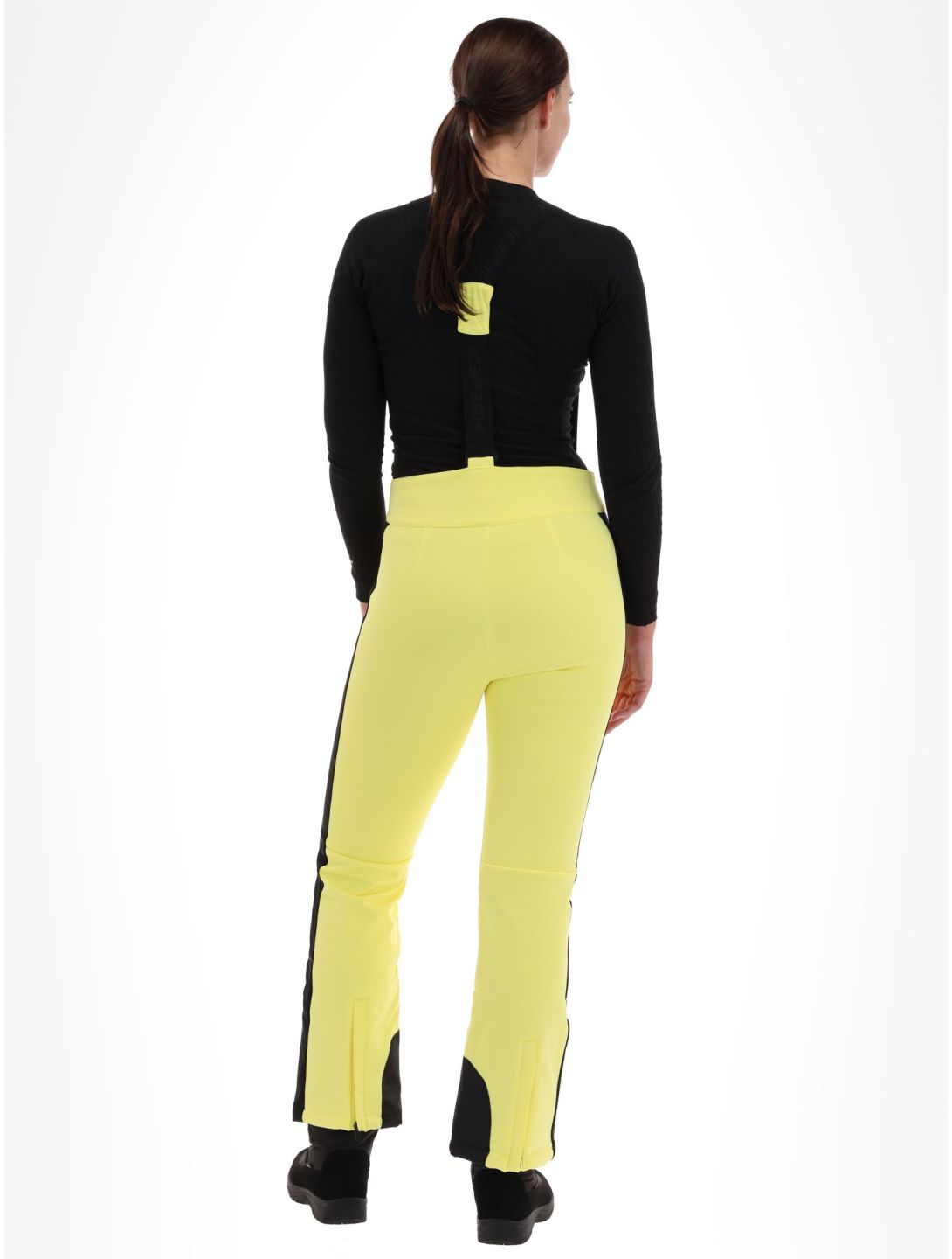 Icepeak, Ellsworth pantaloni da sci softshell donna Light Yellow giallo 