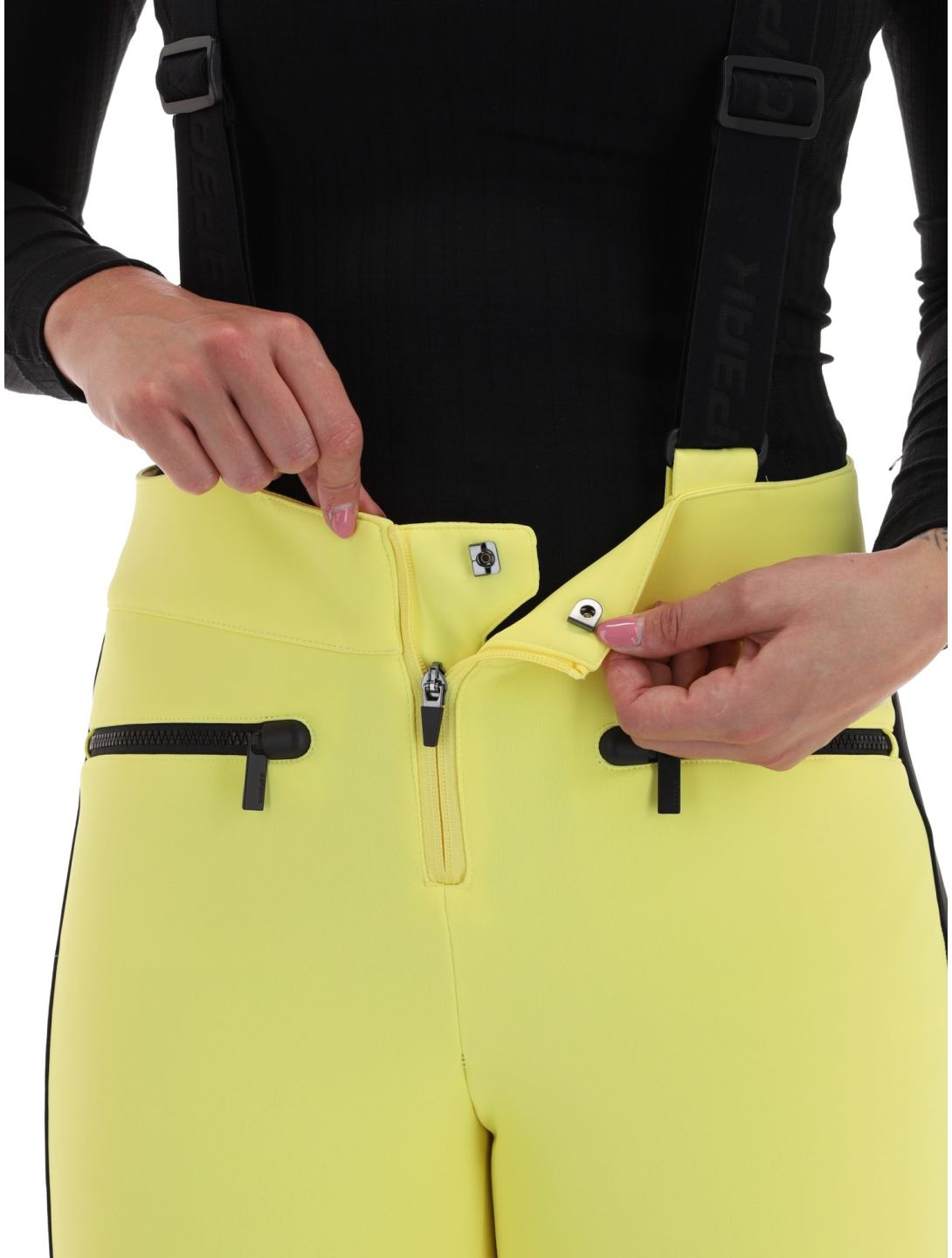 Icepeak, Ellsworth pantaloni da sci softshell donna Light Yellow giallo 