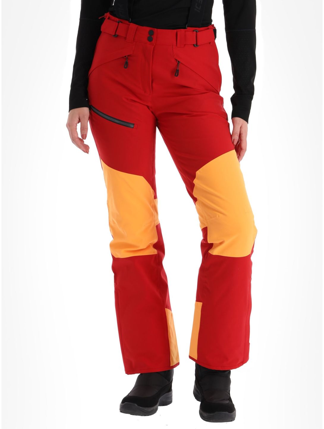 Icepeak, Elmshorn pantaloni da sci donna Burgundy borgogna 