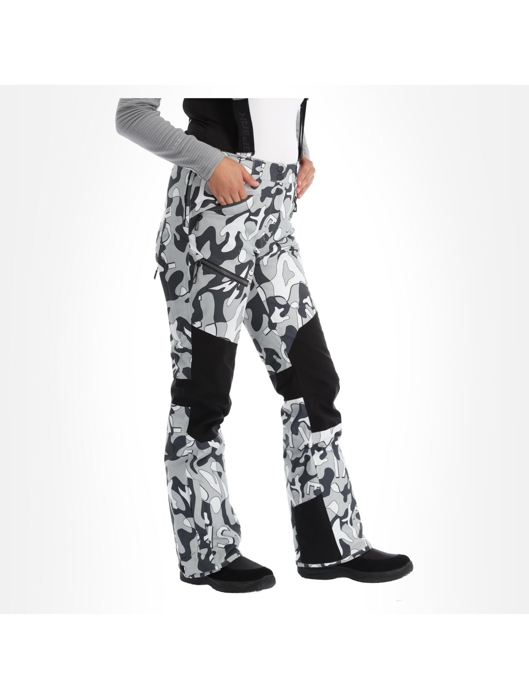 Icepeak, Elmshorn pantaloni da sci donna granite grigio 