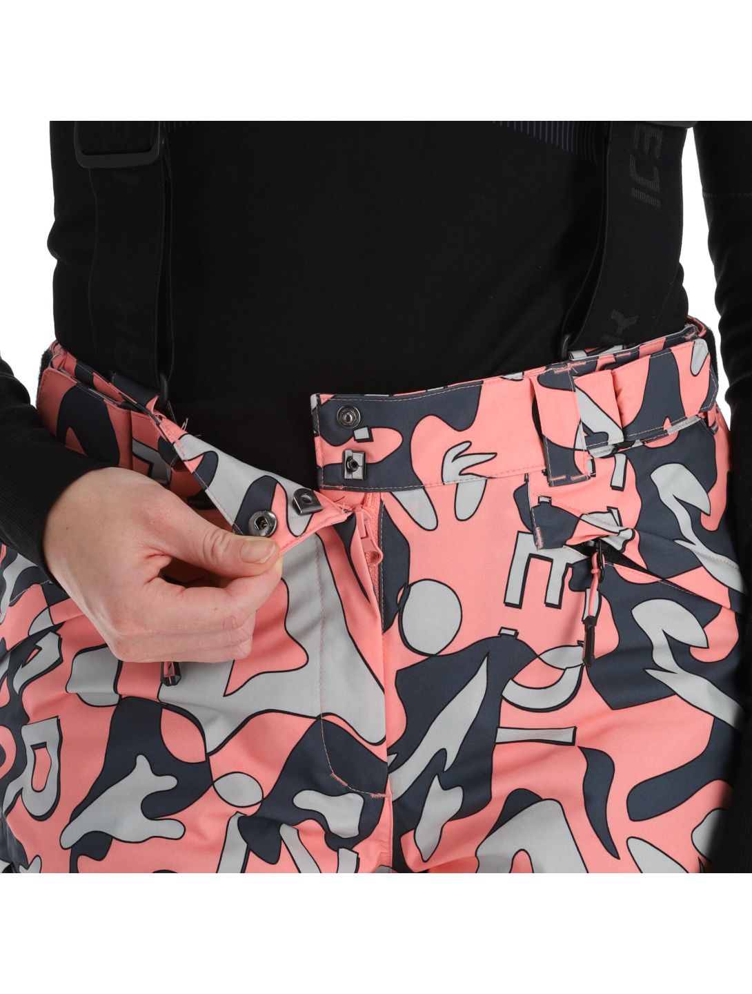 Icepeak, Elmshorn pantaloni da sci donna rosa 