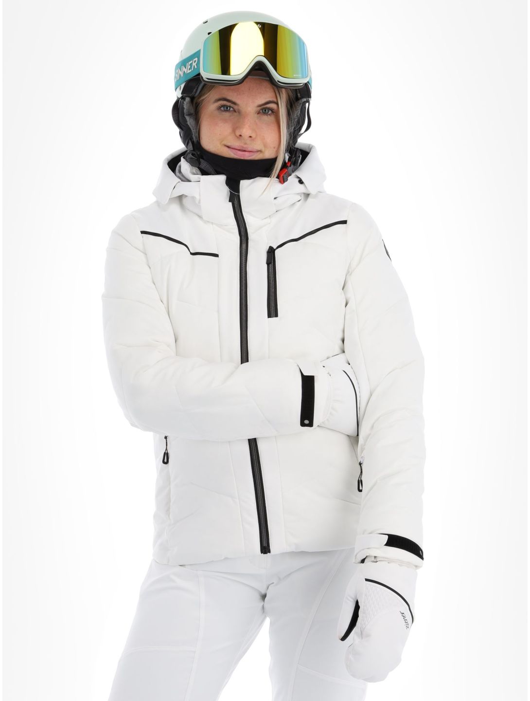 Icepeak, Elsa giacca sci donna Optic White bianco 