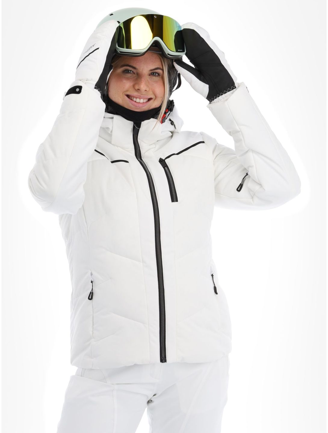 Icepeak, Elsa giacca sci donna Optic White bianco 