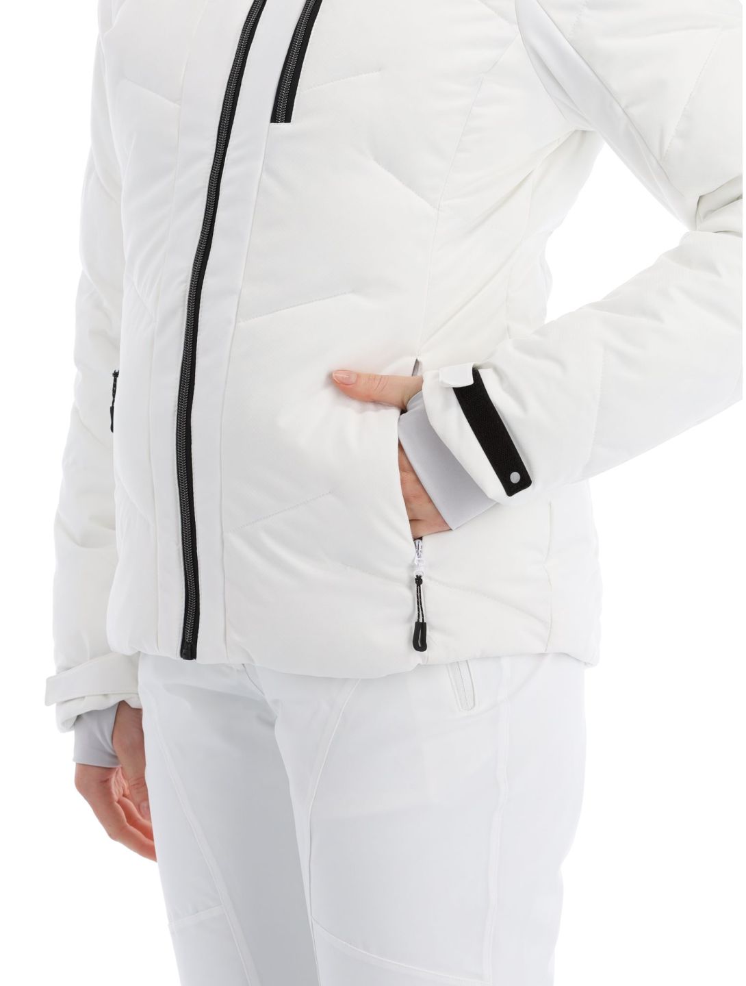 Icepeak, Elsa giacca sci donna Optic White bianco 