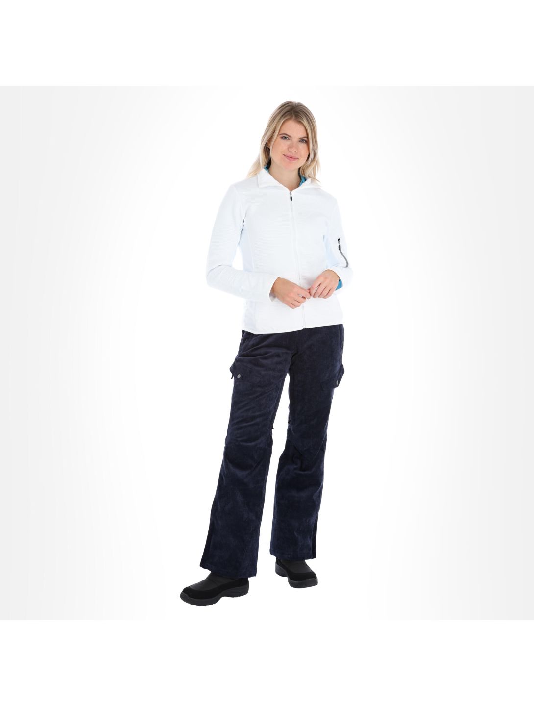 Icepeak, Emery gilet slim fit donna optical bianco