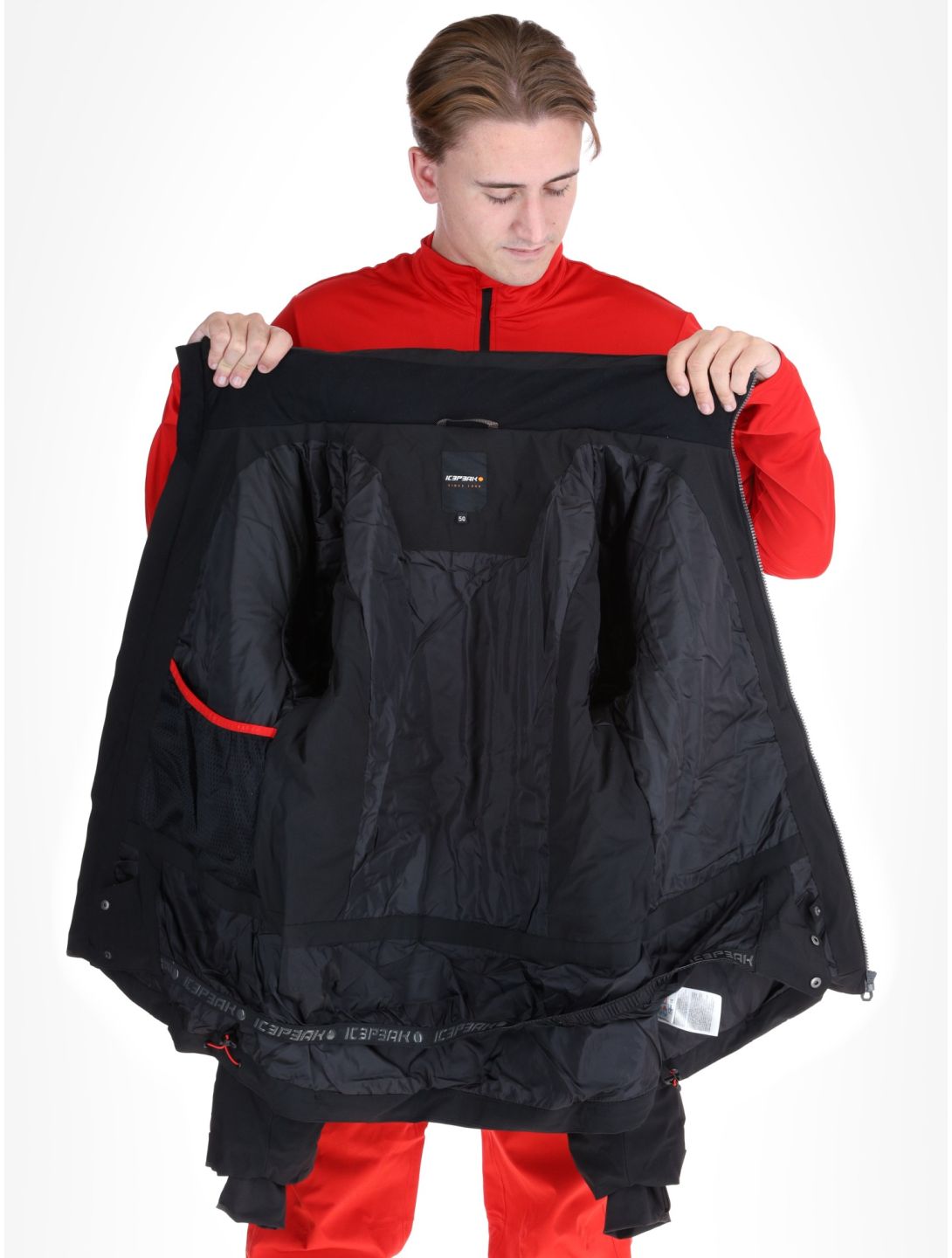 Icepeak, Emmet giacca sci uomo Black nero 