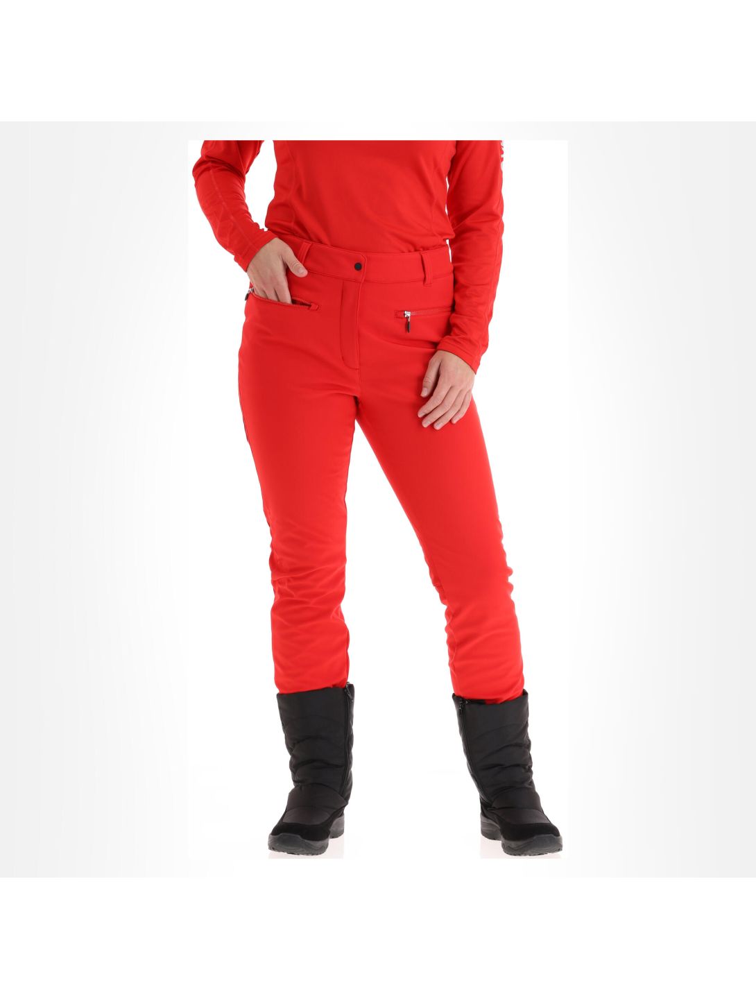 Icepeak, Enigma pantaloni da sci softshell donna classic rosso 