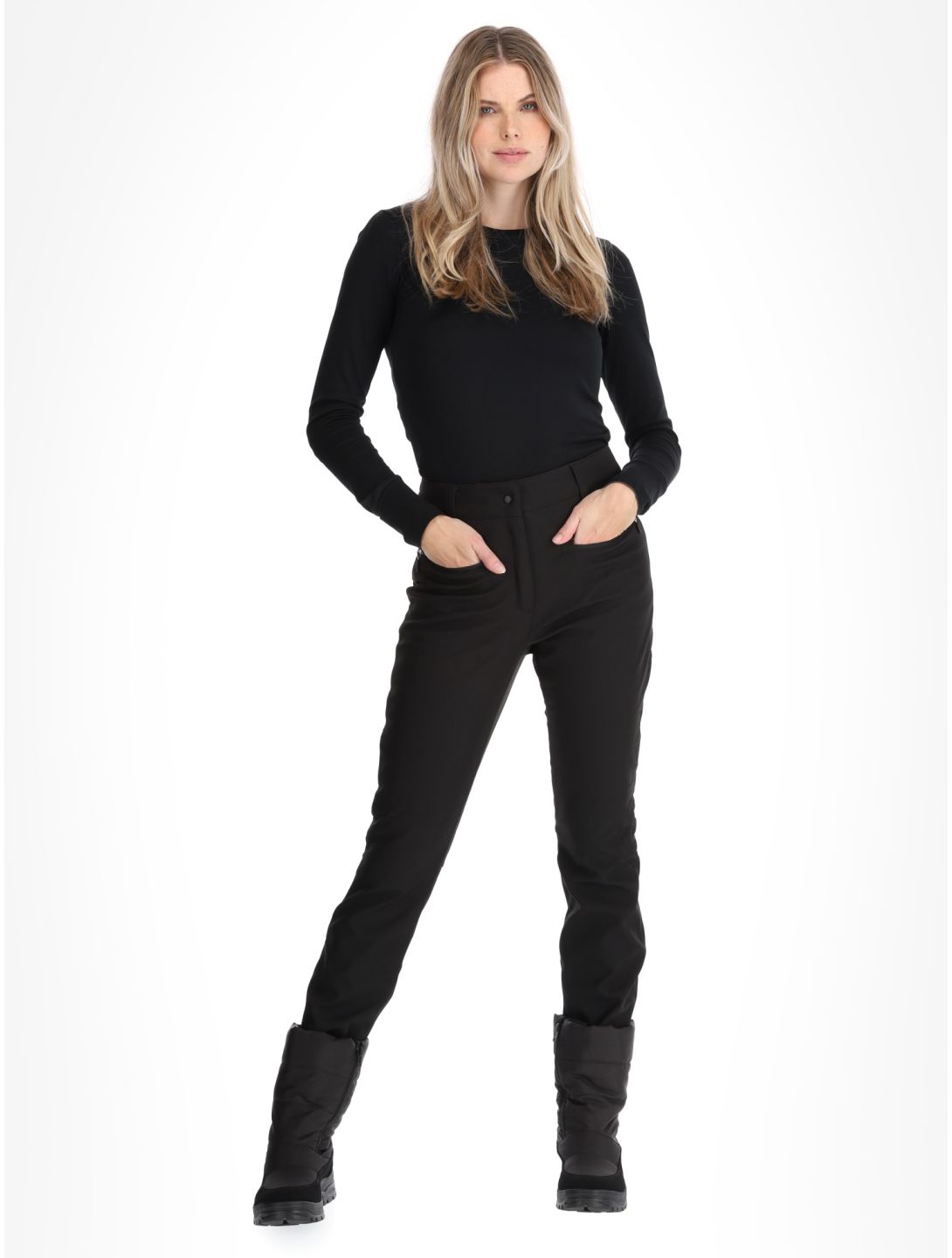 Icepeak, Enigma legging da sci donna Black nero 