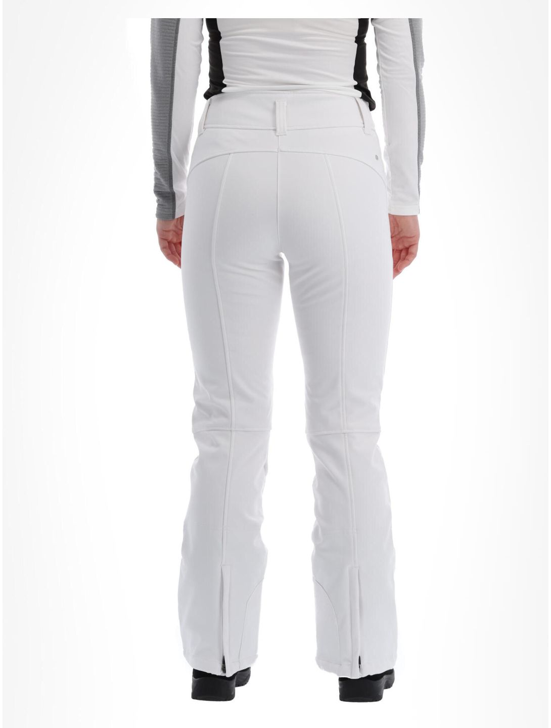 Icepeak, Entiat pantaloni da sci softshell donna Optic White bianco 