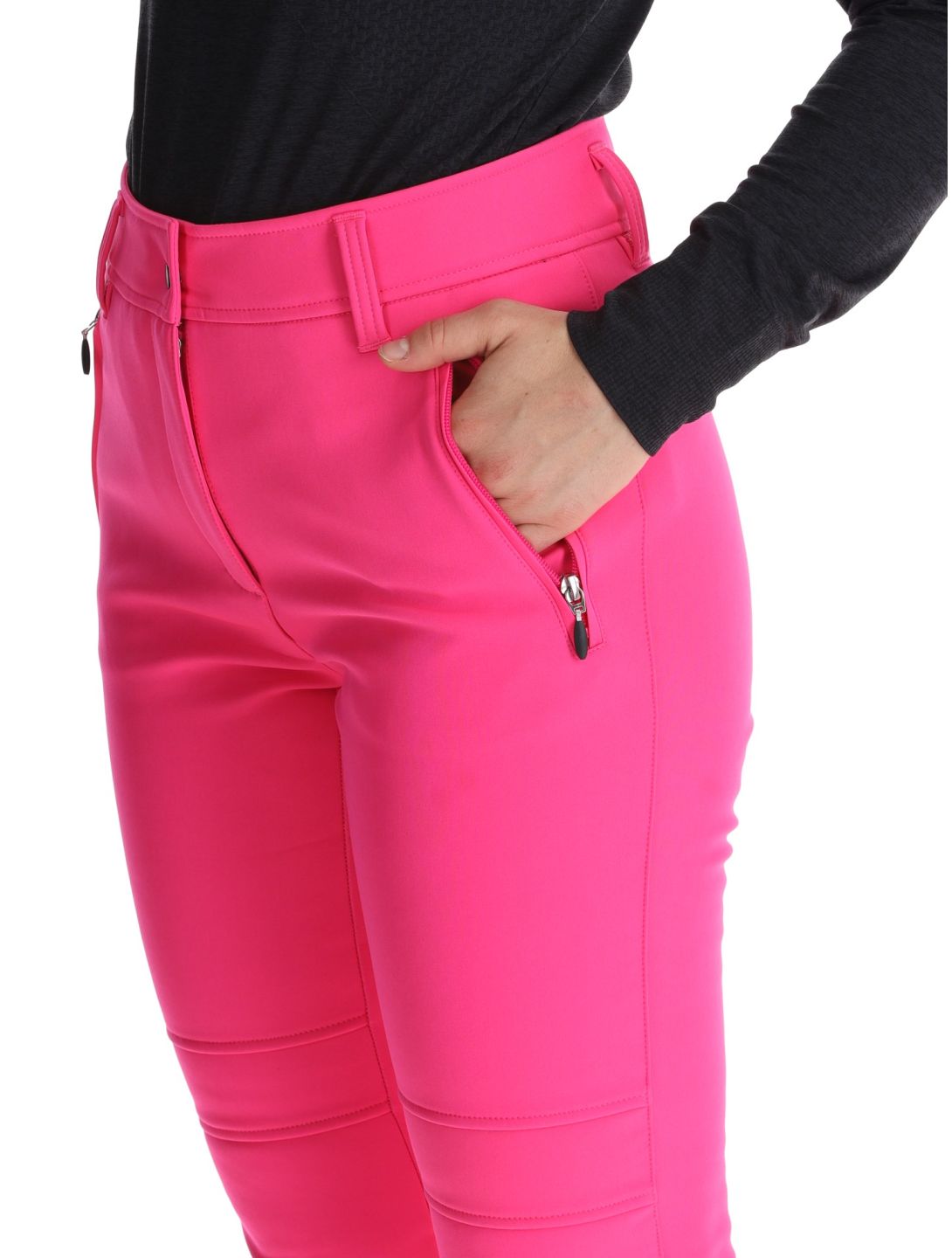 Icepeak, Entiat pantaloni da sci softshell donna Raspberry rosso 