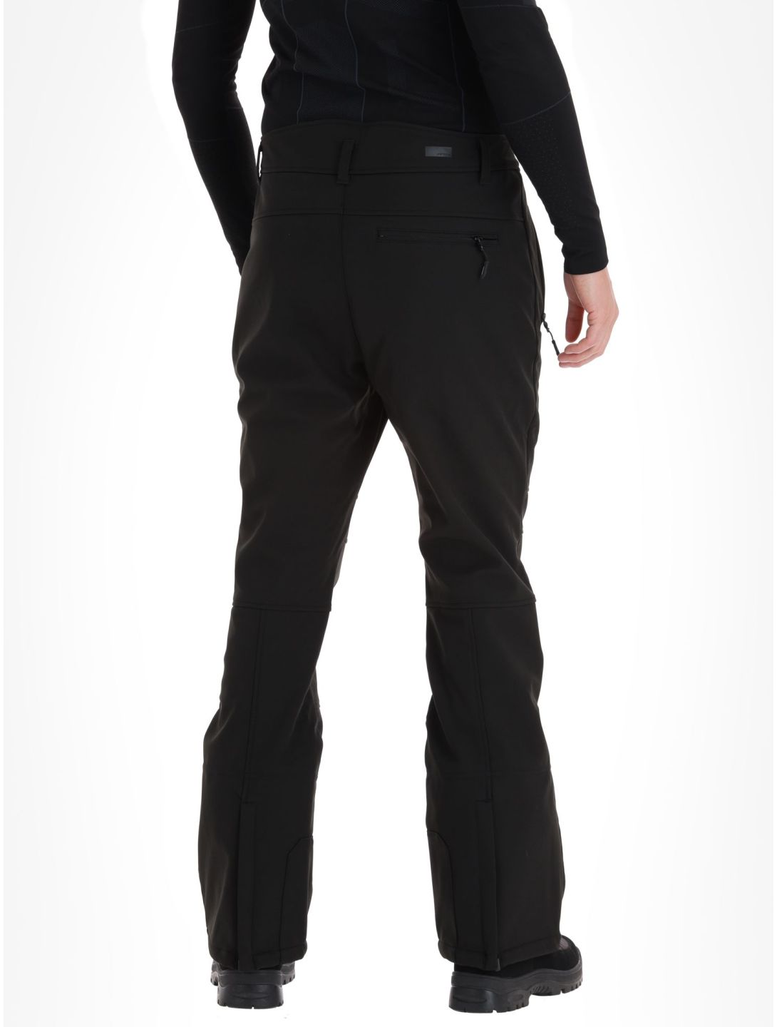 Icepeak, Erding pantaloni da sci softshell uomo Black Zilver 