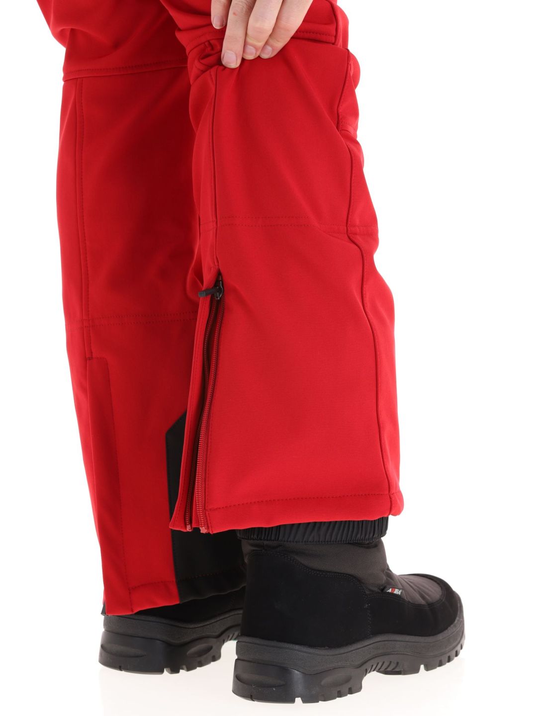 Icepeak, Erding pantaloni da sci softshell uomo Burgundy borgogna 