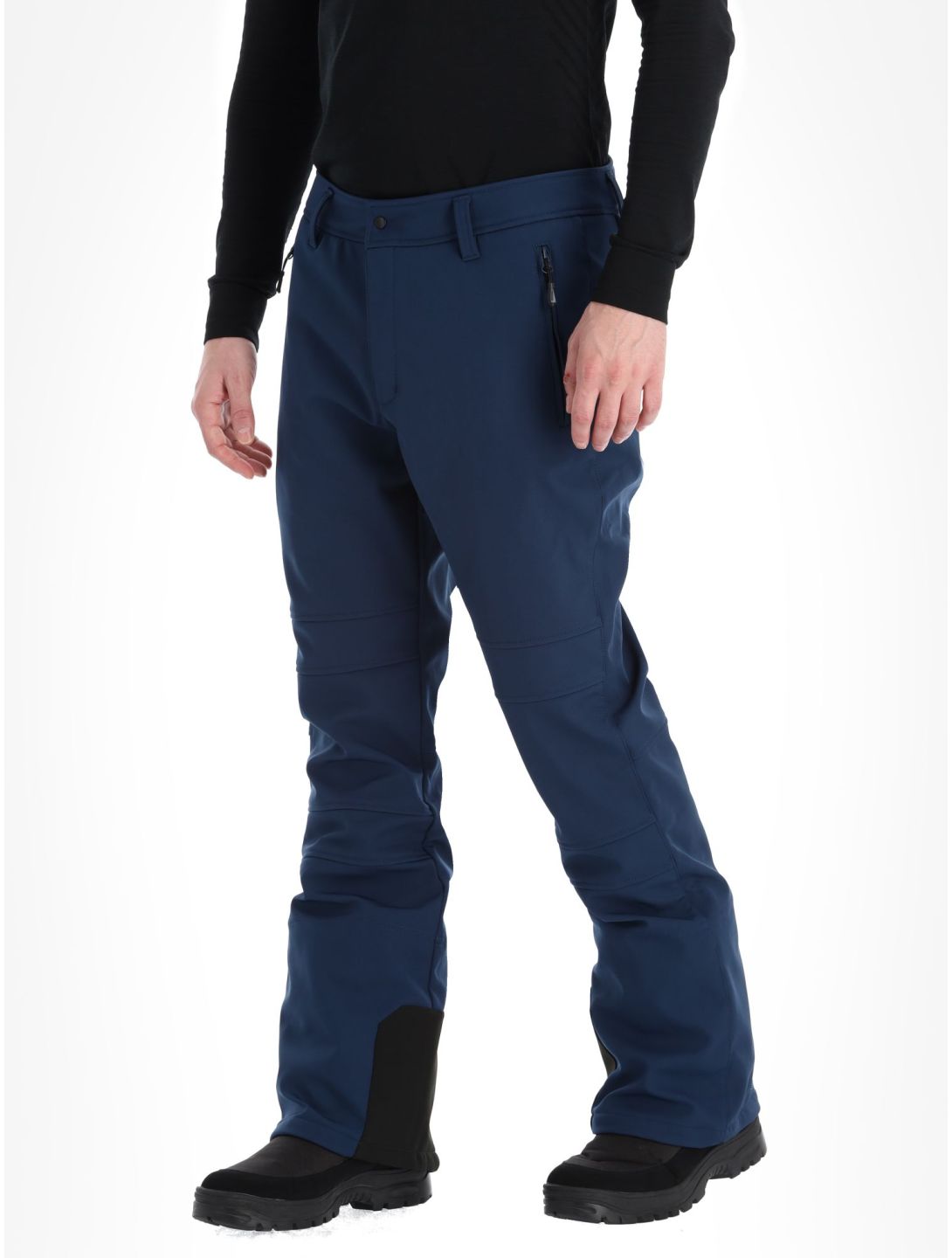 Icepeak, Erding pantaloni da sci softshell uomo Dark Blue blu 