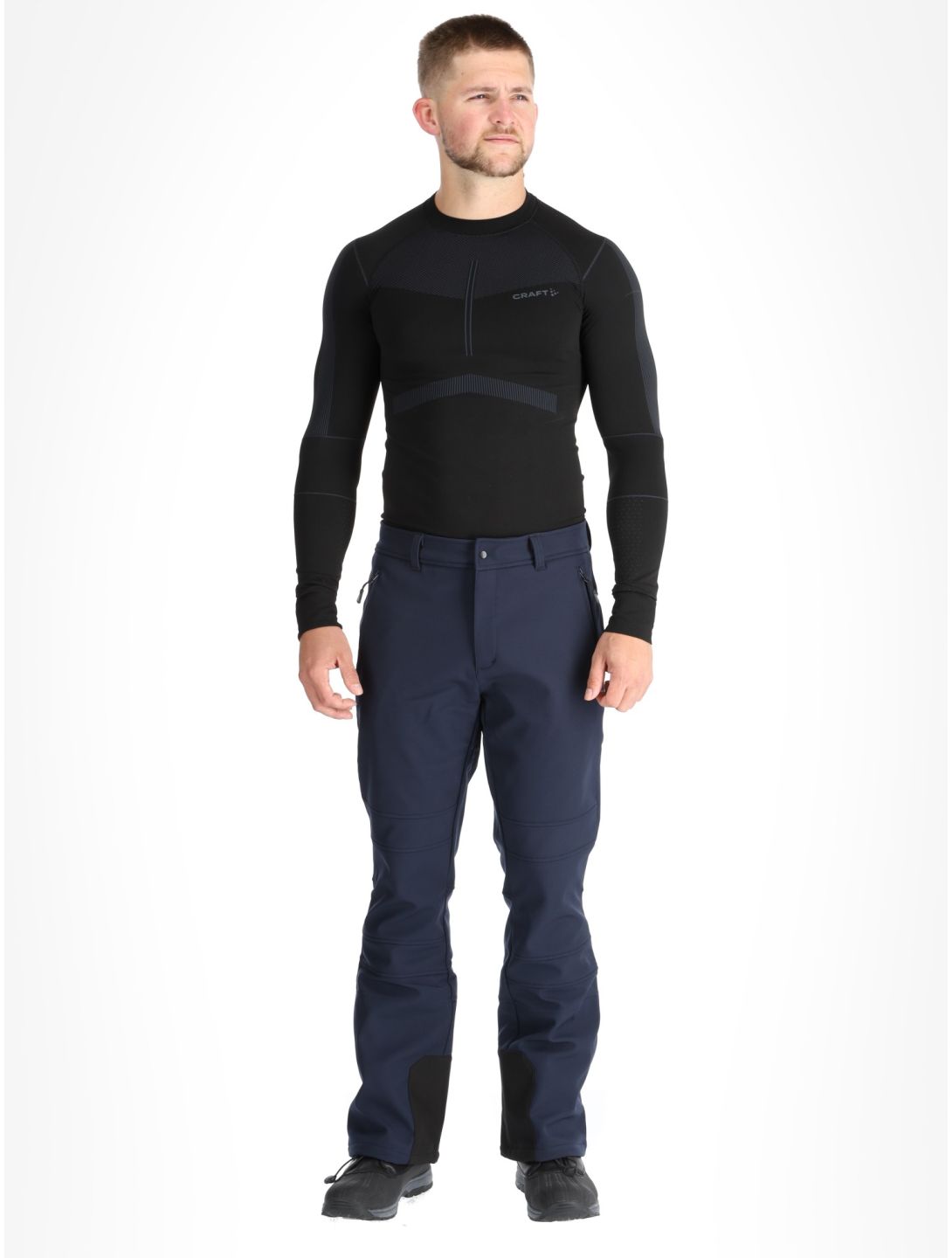 Icepeak, Erding pantaloni da sci softshell uomo Dark Blue blu 