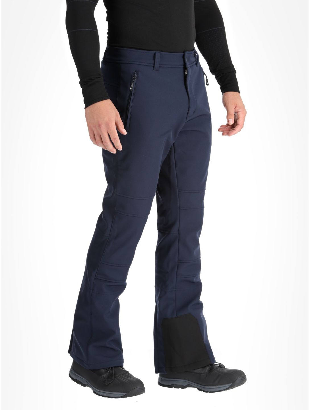 Icepeak, Erding pantaloni da sci softshell uomo Dark Blue blu 