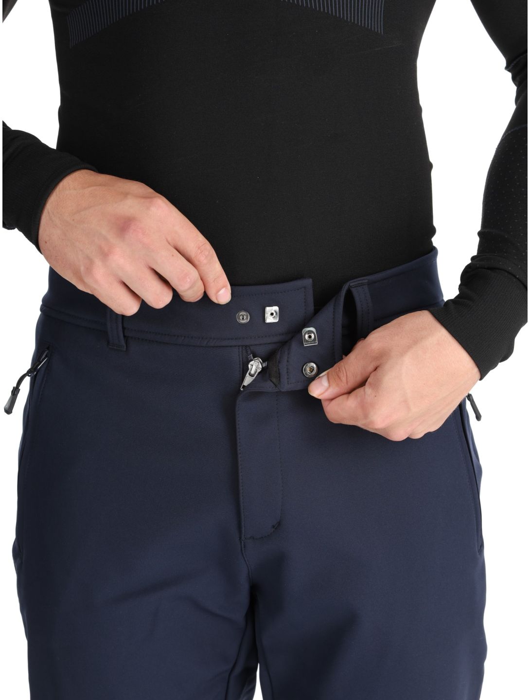 Icepeak, Erding pantaloni da sci softshell uomo Dark Blue blu 