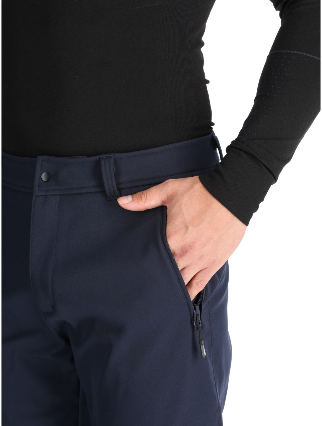 Icepeak, Erding pantaloni da sci softshell uomo Dark Blue blu 