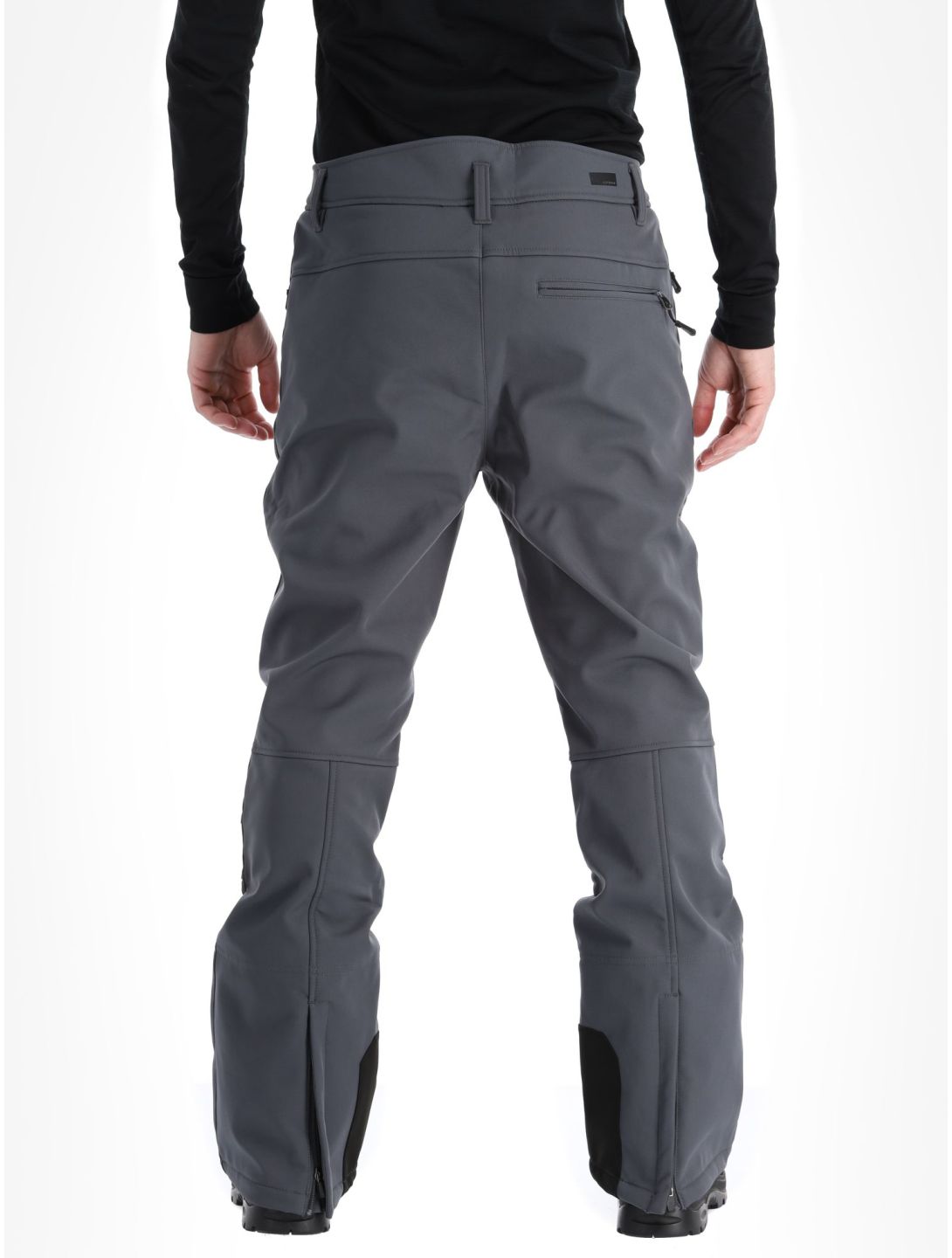 Icepeak, Erding pantaloni da sci softshell uomo Granite grigio 