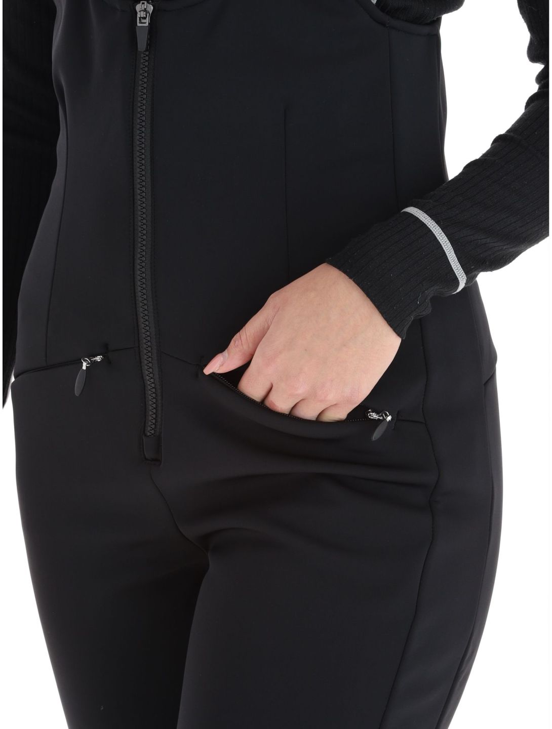 Icepeak, Exira pantaloni da sci softshell donna Black nero 