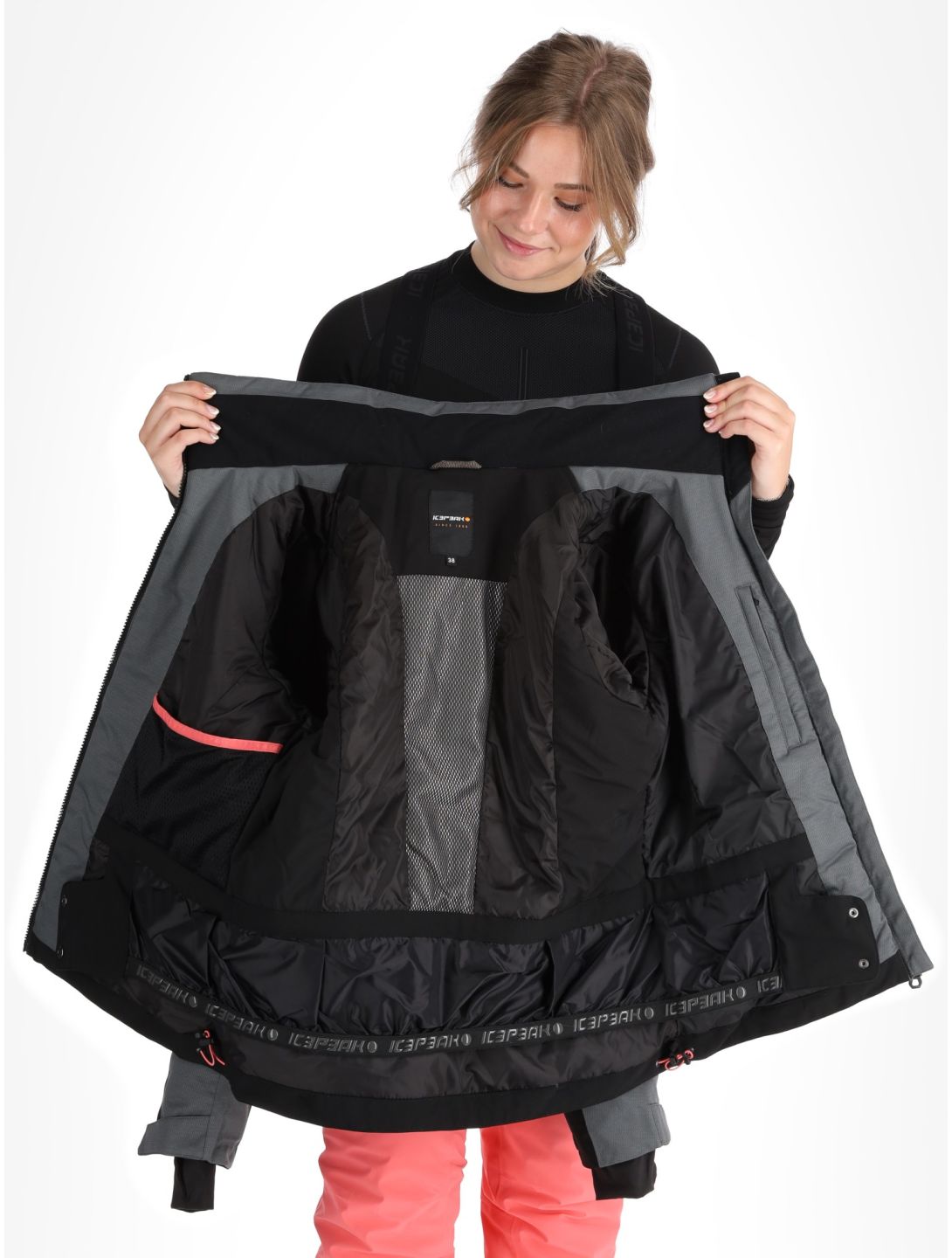 Icepeak, Faenza giacca sci donna Black nero 