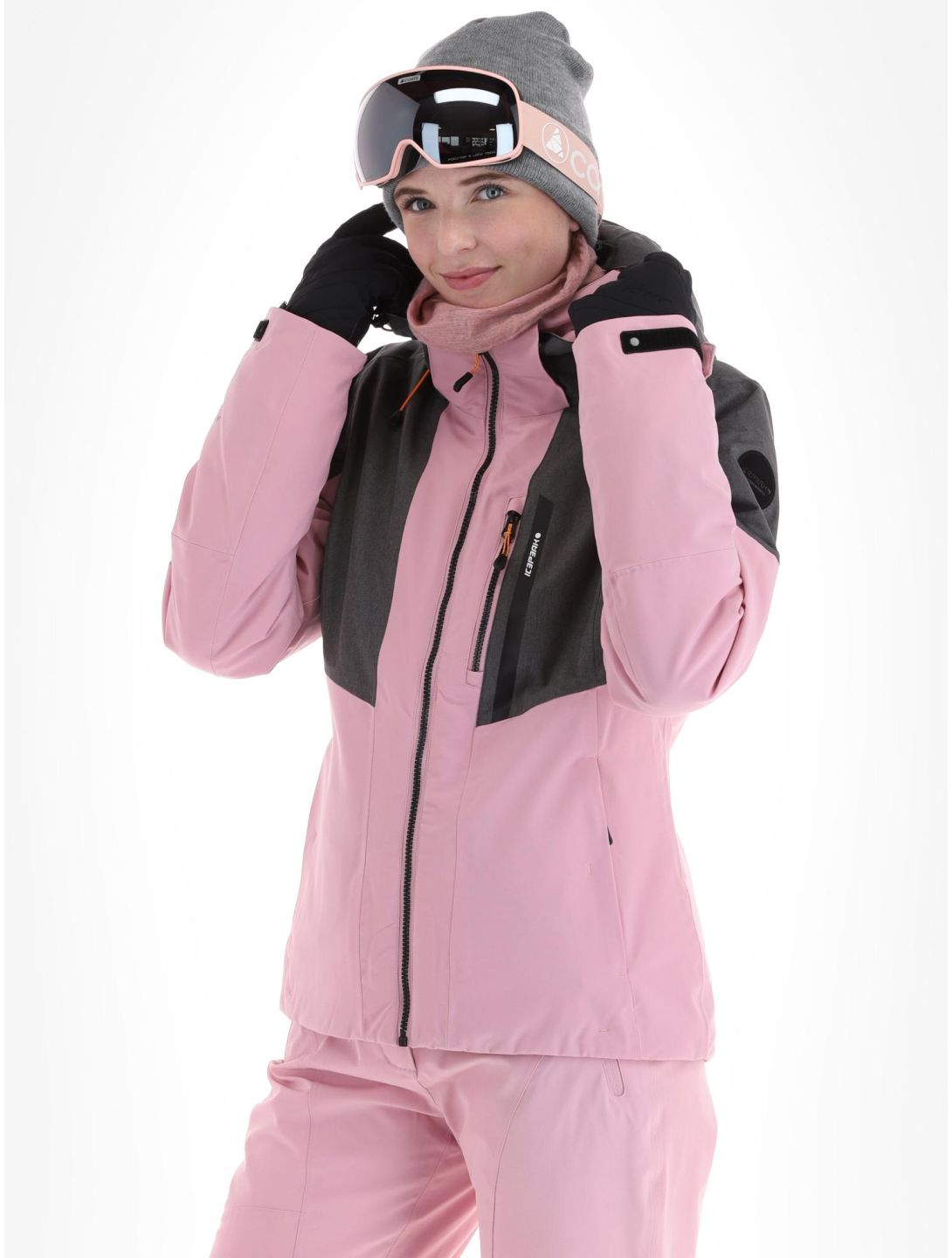 Icepeak, Faenza giacca sci donna Lavender grigio, rosa 