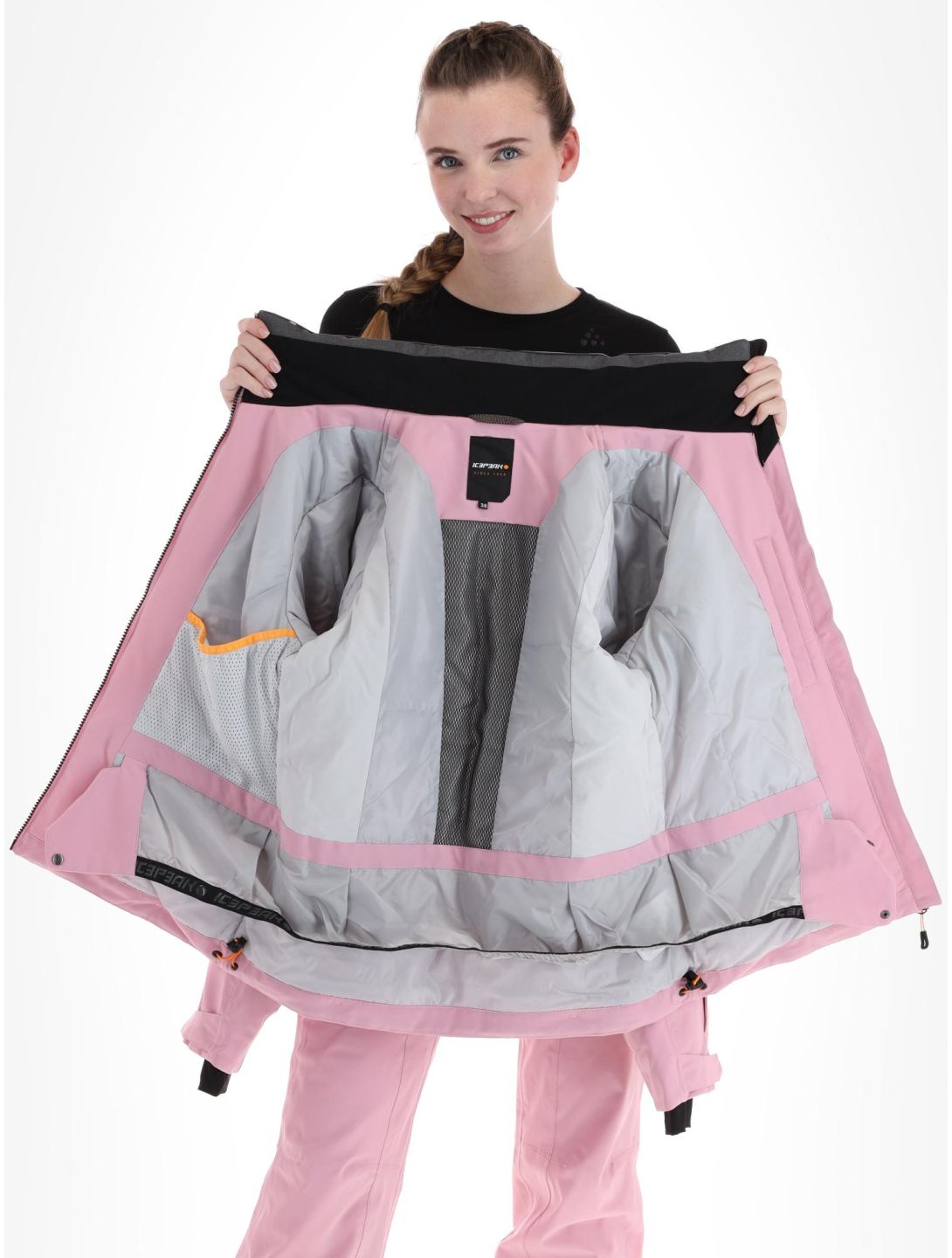 Icepeak, Faenza giacca sci donna Lavender grigio, rosa 