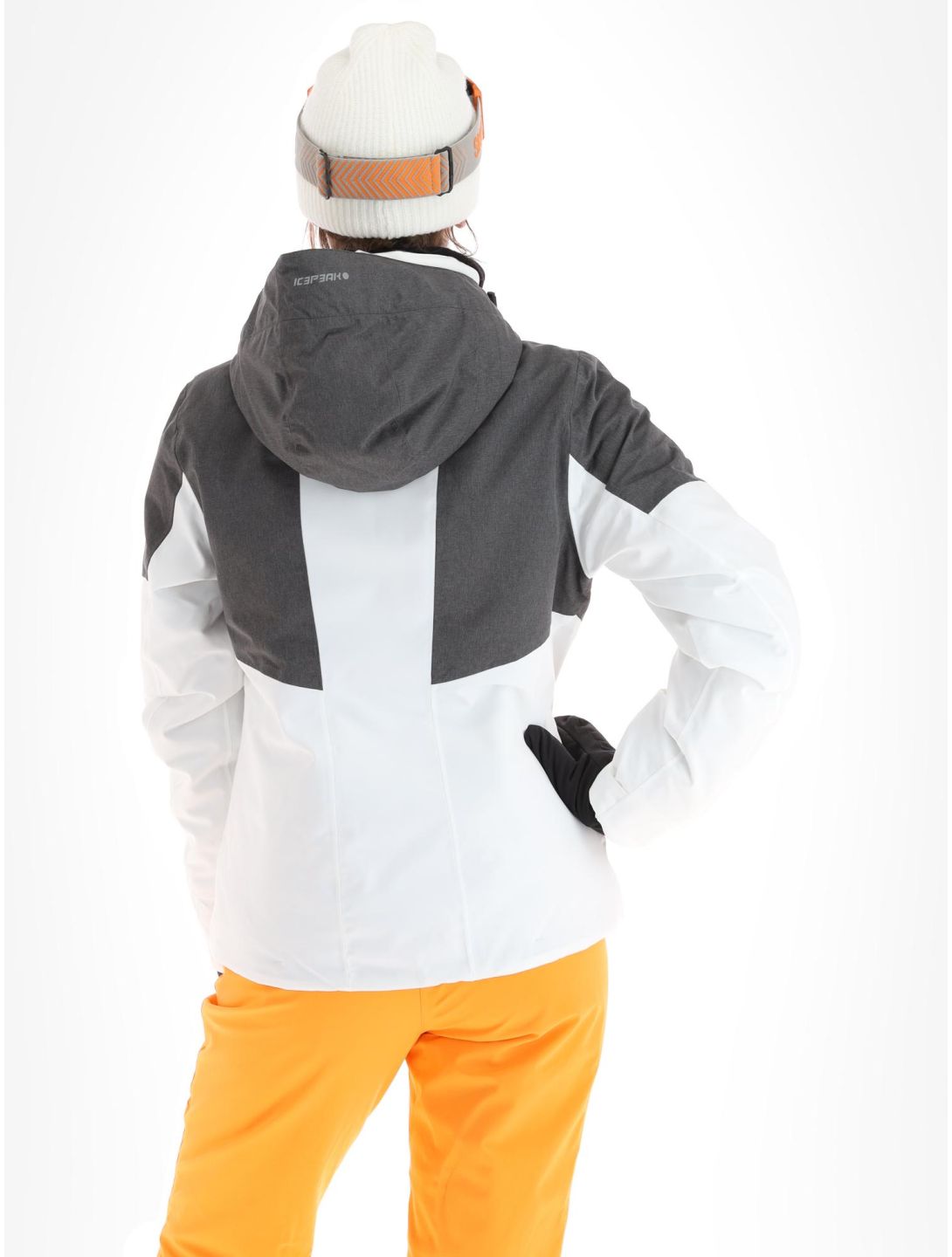 Icepeak, Faenza giacca sci donna Optic White bianco, grigio 