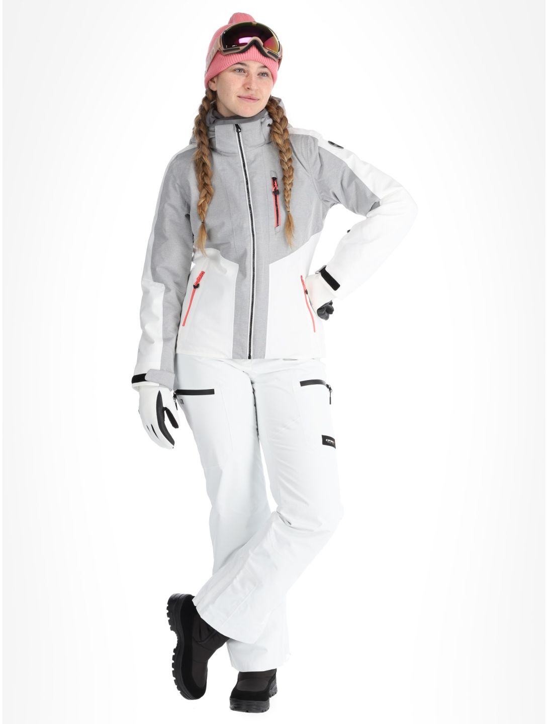 Icepeak, Faenza giacca sci donna Optic White bianco 