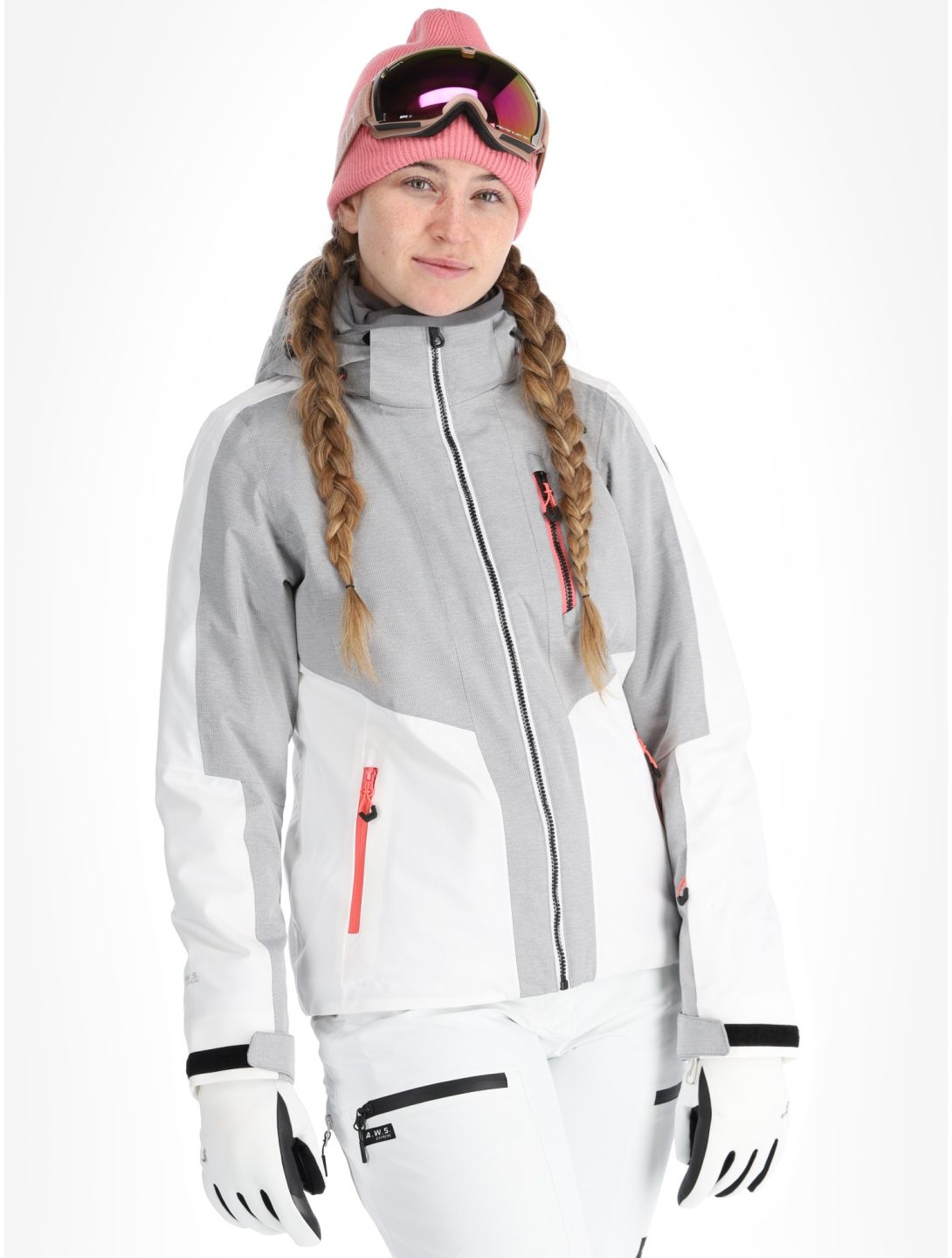 Icepeak, Faenza giacca sci donna Optic White bianco 