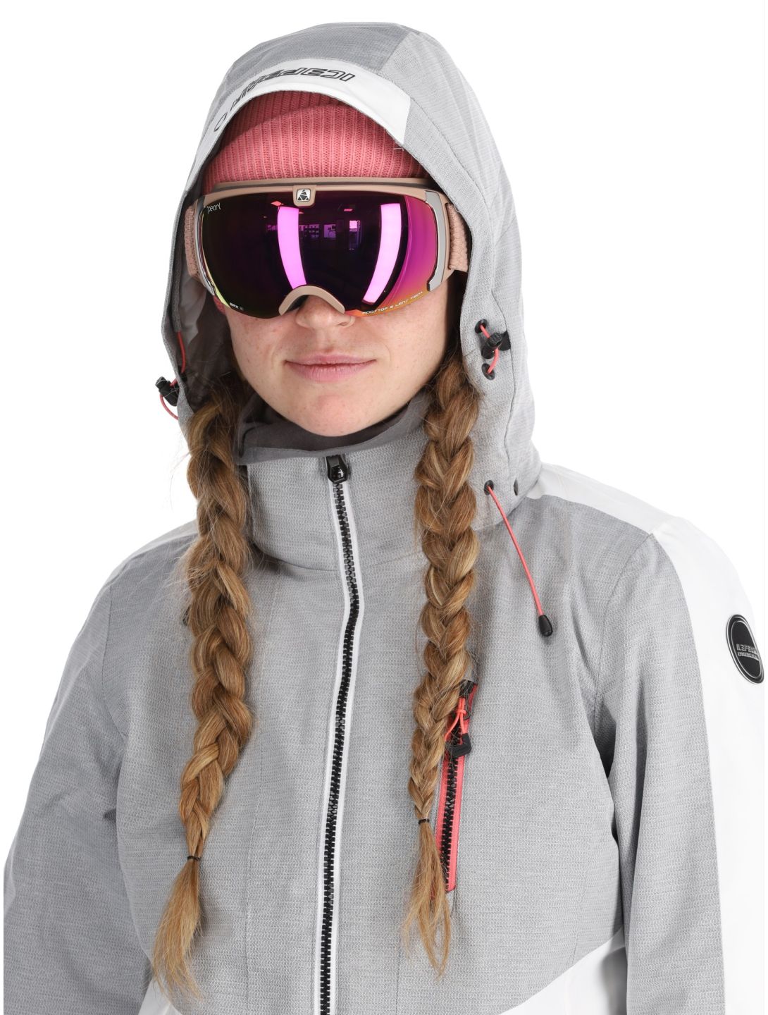 Icepeak, Faenza giacca sci donna Optic White bianco 