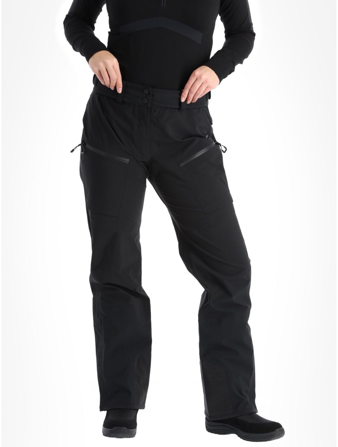 Icepeak, Fairborn pantaloni da sci senza imbottitura donna Black nero 