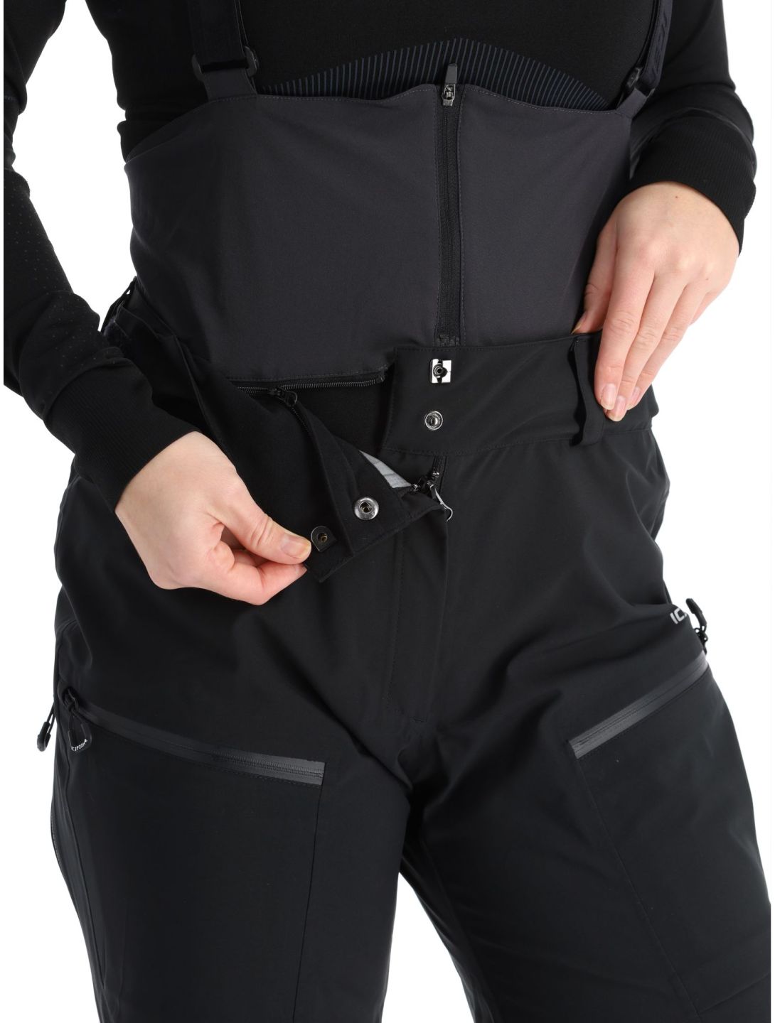 Icepeak, Fairborn pantaloni da sci senza imbottitura donna Black nero 