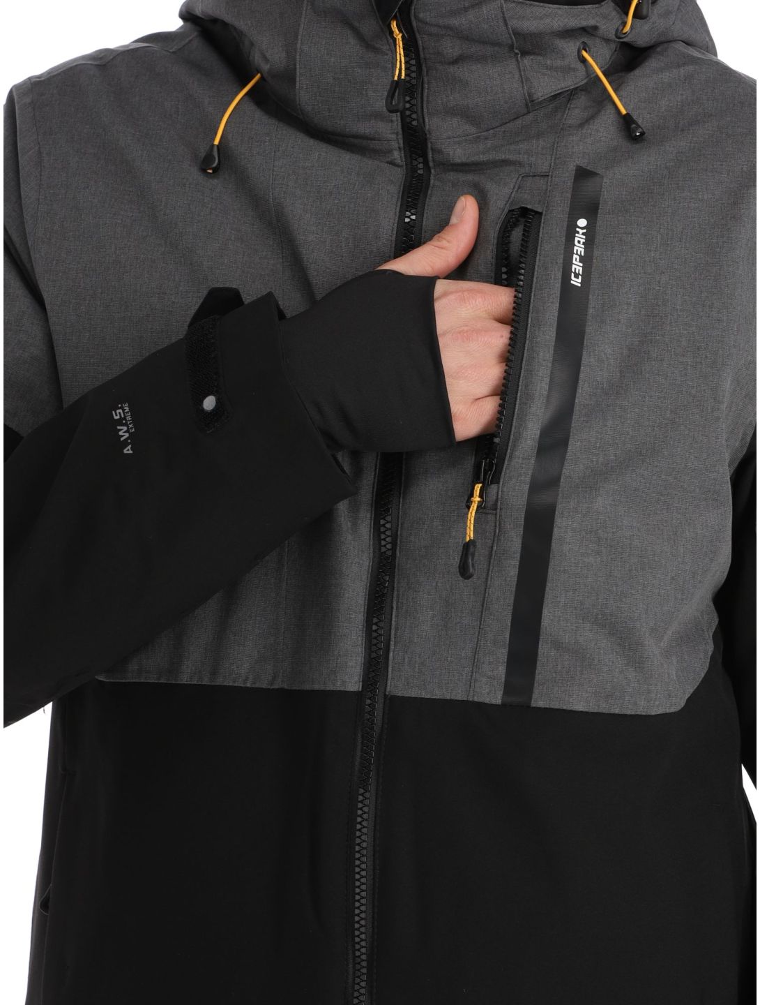 Icepeak, Falaise giacca sci uomo Black nero 