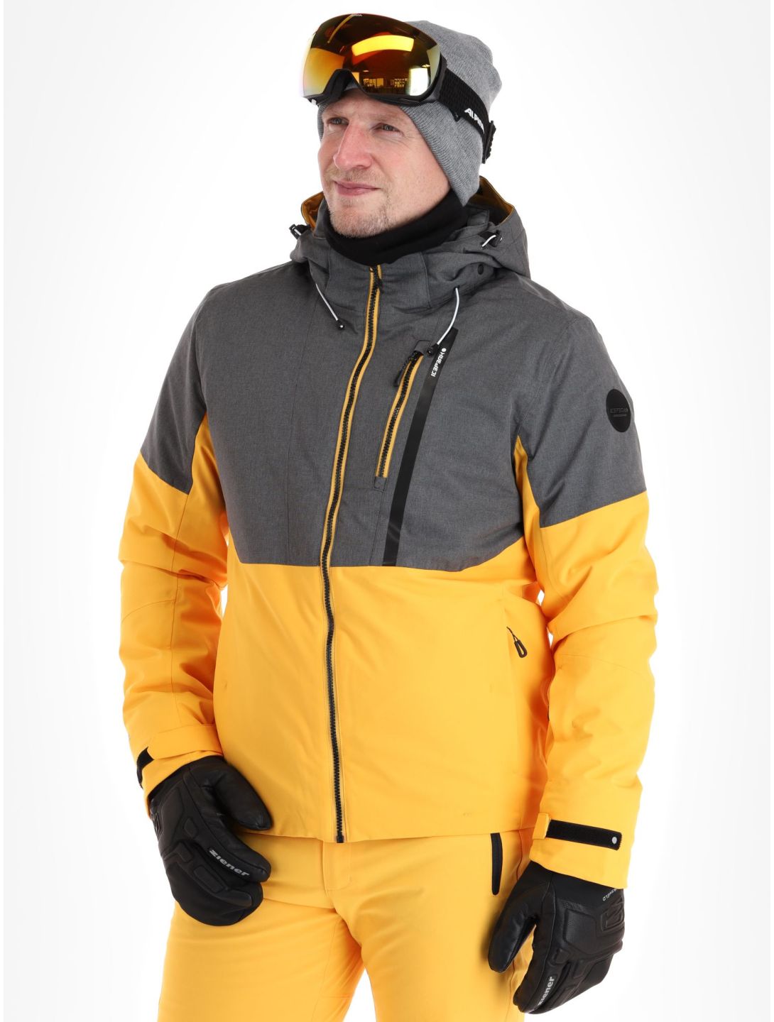 Icepeak, Falaise giacca sci uomo Yellow giallo 